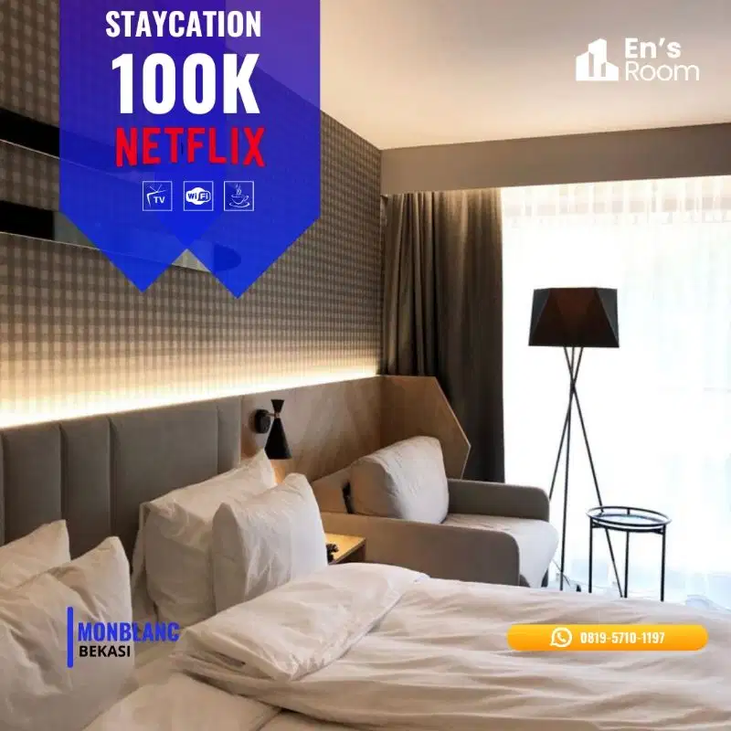 staycation bekasi full furnished