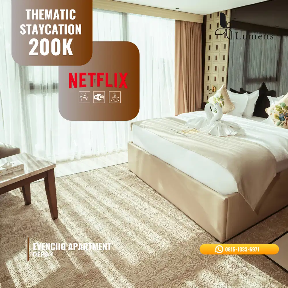 Room Tematik Evenciio! Staycation Makin Seru