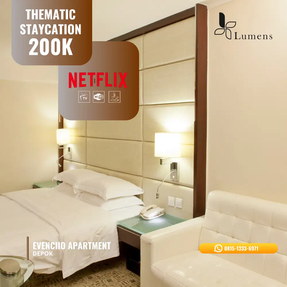 Weekend Seru Bareng Bestie di Kamar Tematik Evnciio by Lumens