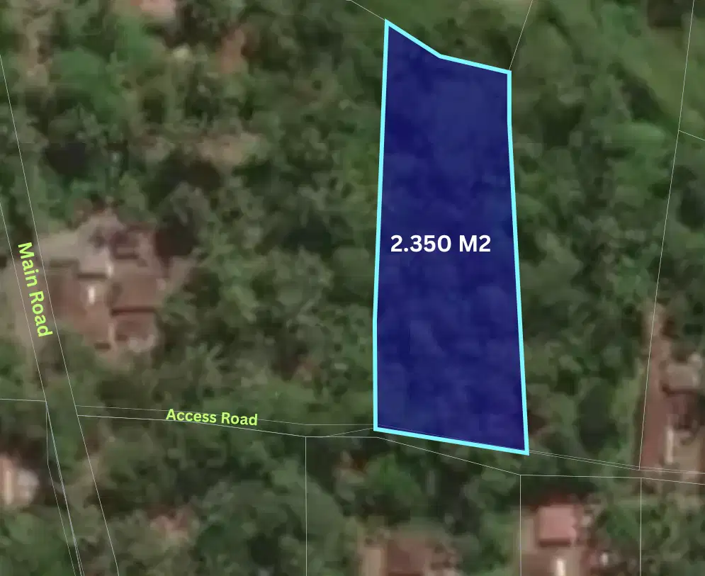 For sale 2350 sqm land with incredible natural views in Karangasem