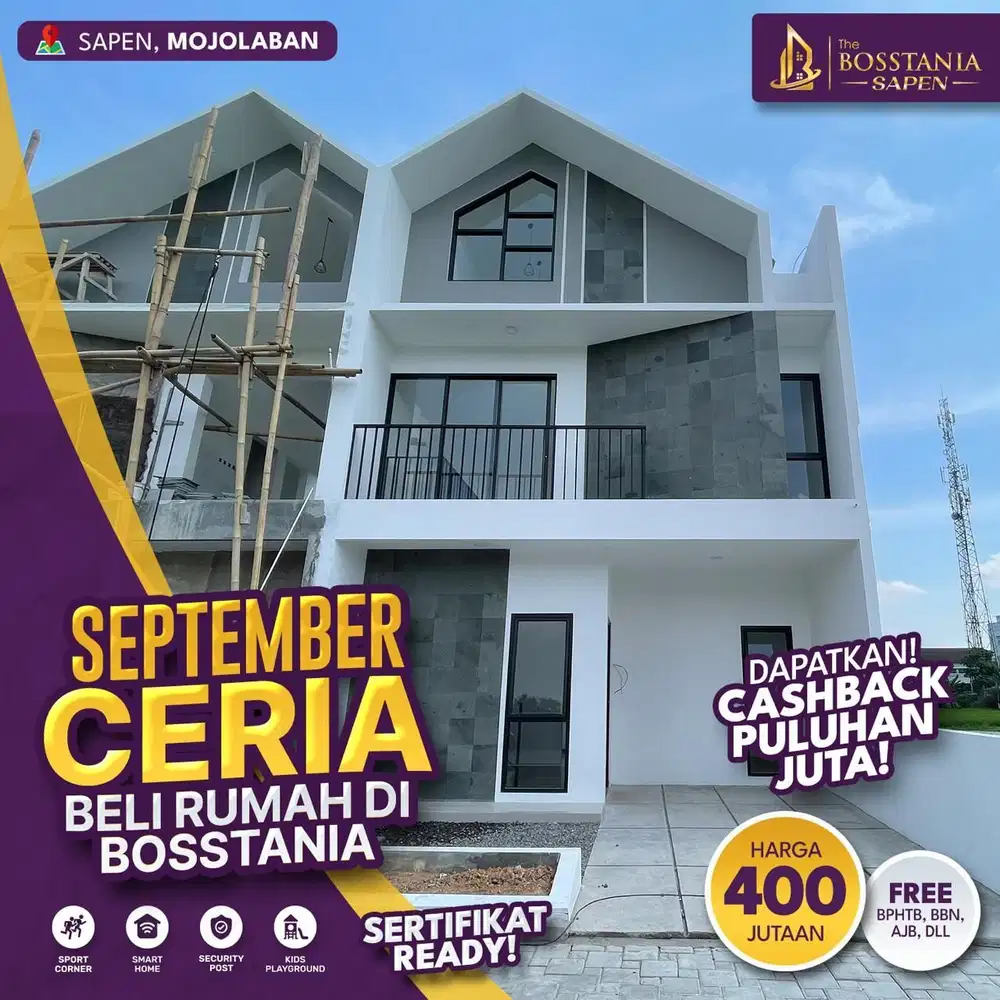 PROMO HUNIAN MEWAH PERTAMA DEKAT ALUN-ALUN KARANGANYAR