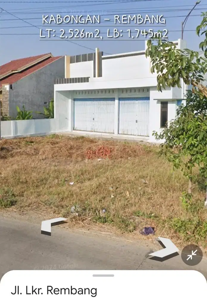 DISEWAKAN GUDANG REMBANG, KABONGAN KIDUL