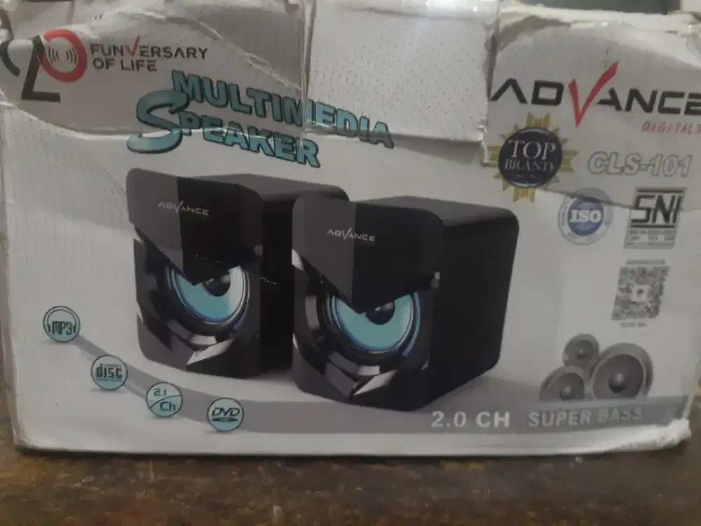 Multimedia Speaker Advance Digitals CLS-101 2.0 CH Super Bass