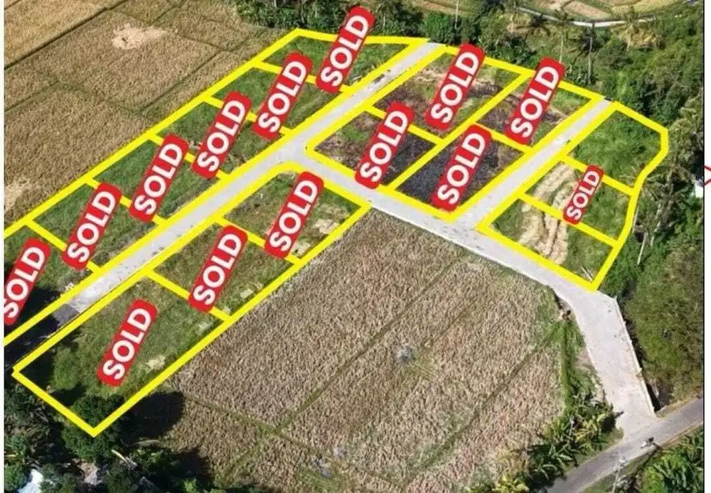 kavling los sungai di Kaba kaba Tabanan