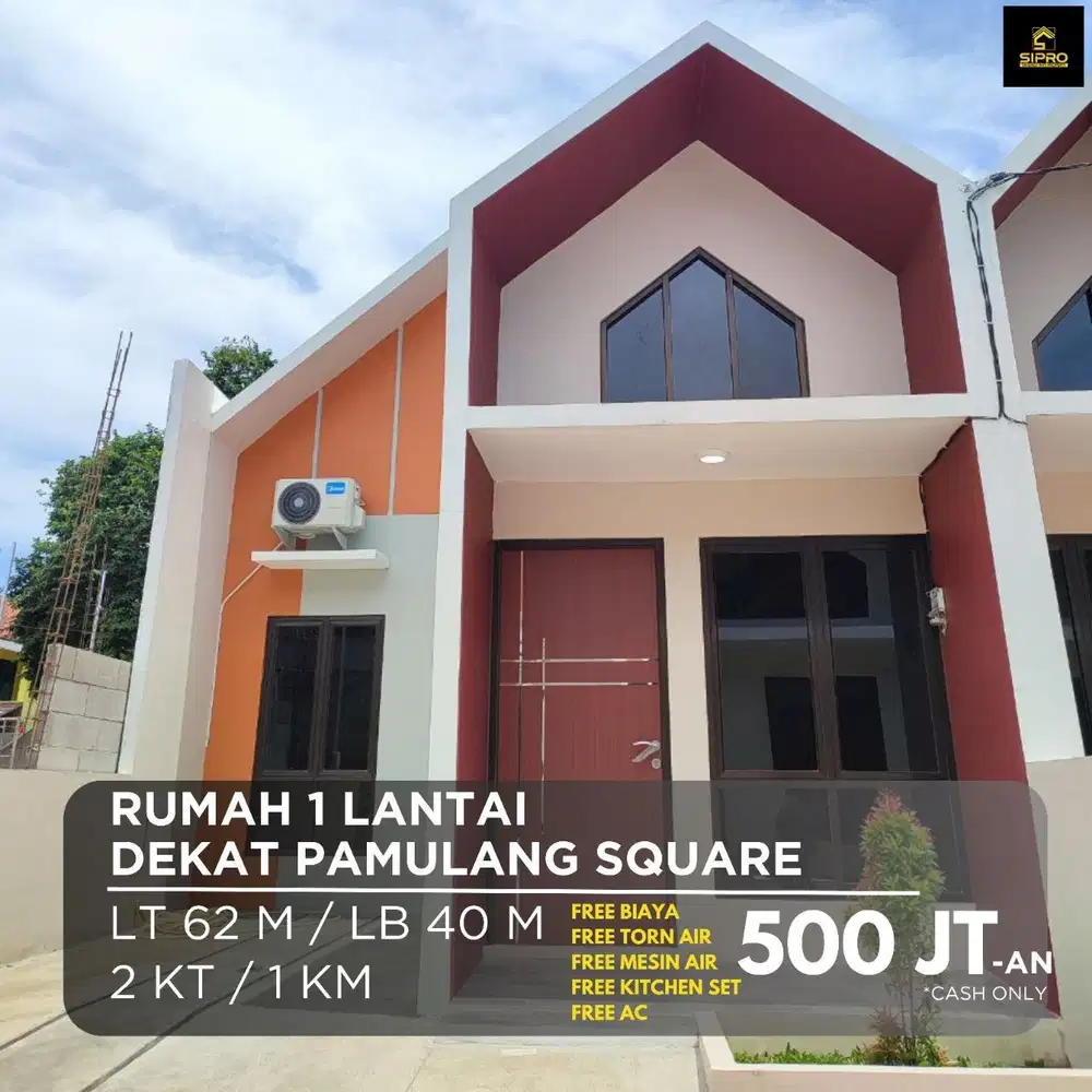 Rumah cluster KPR nego Strategis London Brenda Pamulang