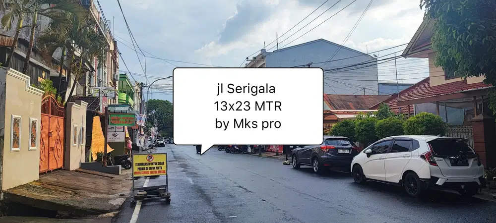 Rumah jl Serigala 13x23 MTR dekat Tupai Ratulangi Veteran