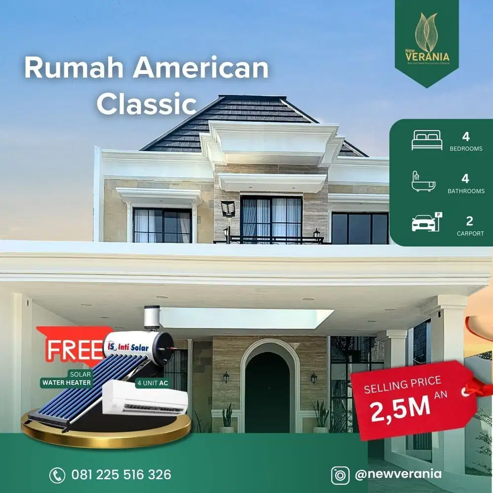 Rumah Mewah Sleman Seberang Waterpark Citragrand Lingkungan Perumahan