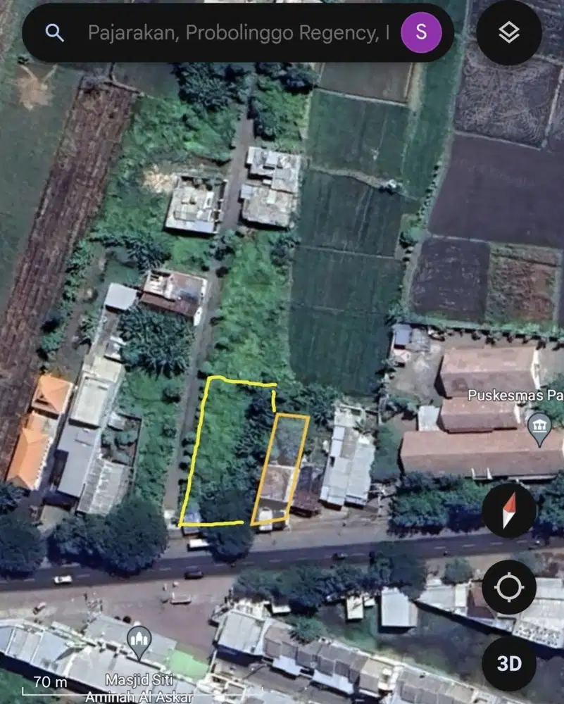 Jual Tanah Komersial Sukokerto Pajarakan, Probolinggo