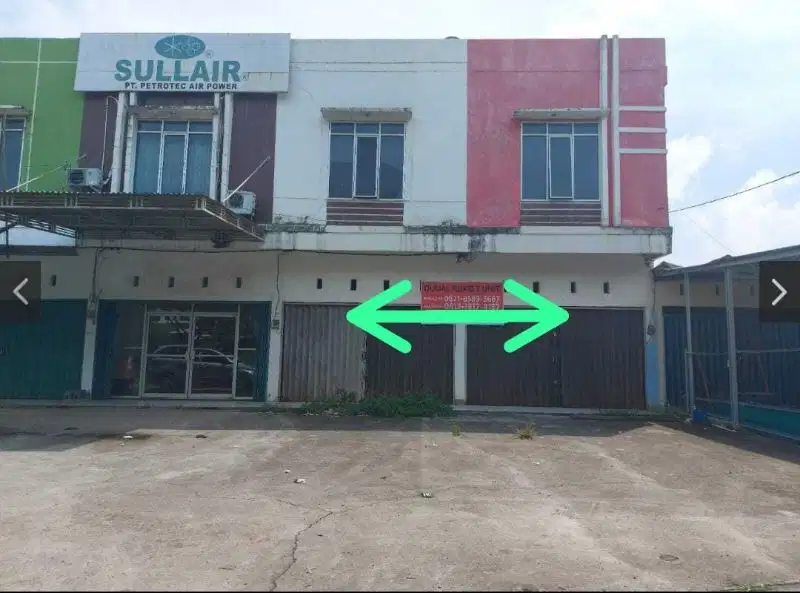 Dijual murah 2 unit ruko pinggir jl SpringHill Palembang