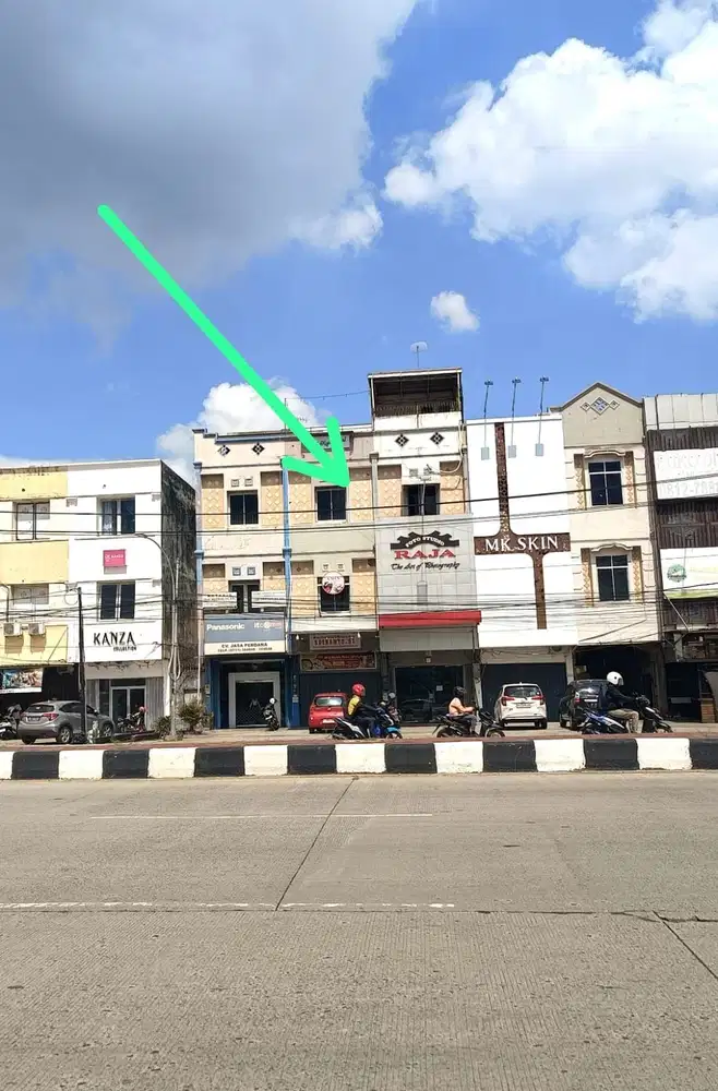 Dijual 1 Unit Ruko 3 1/2 lantai Jln R. Soekamto Palembang