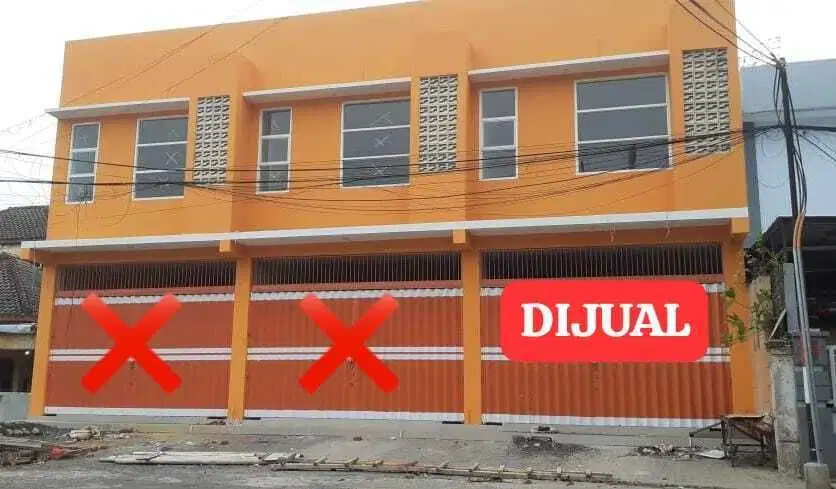 HARGA DIBAWAH PASARAN RUKO BARU 2 LANTAI DAERAH KAMPUS STRATEGIS
