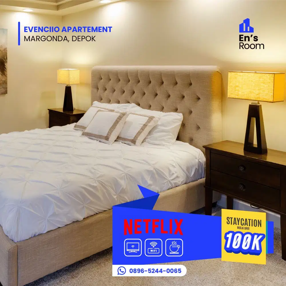 Staycation Bassura City Aesthetic En'sRoom Senin