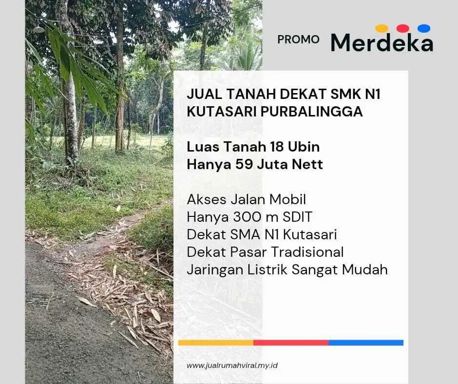 JUAL TANAH DEKAT WISATA PURBALINGGA
