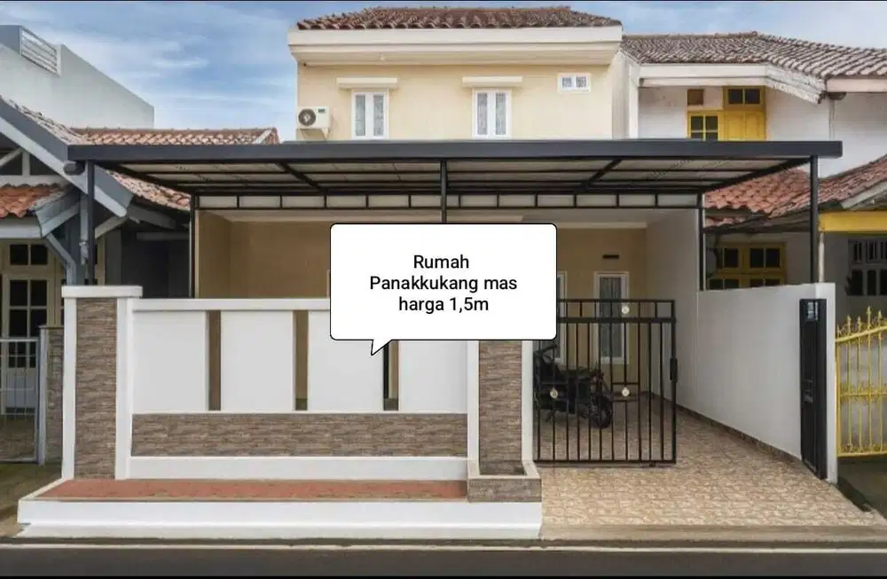 Rumah Murah kompleks Crysant Panakukang dekat Boulevard Pettarani