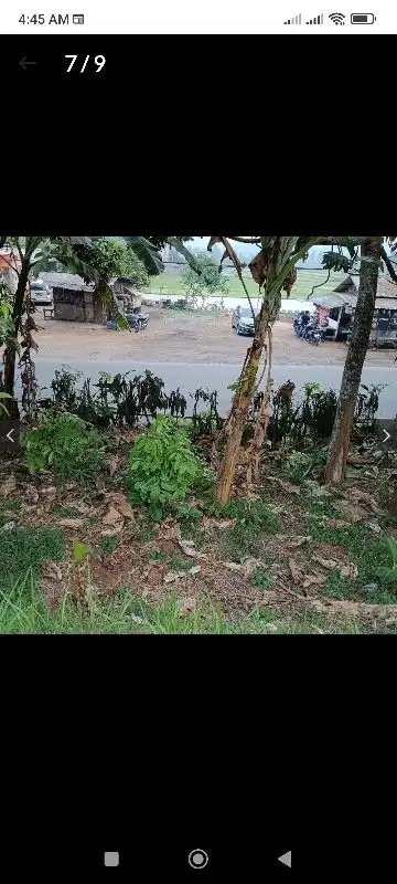 Tanah pinggir jalan alternatif jonggol cianjur SHM