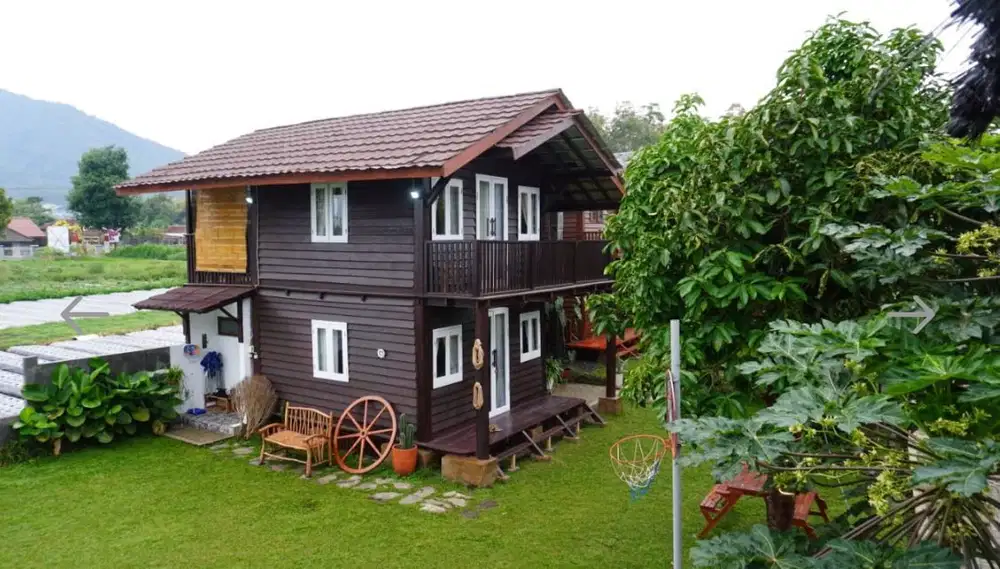 Villa Cisarua Lembang SHM view bagus cantik siap huni