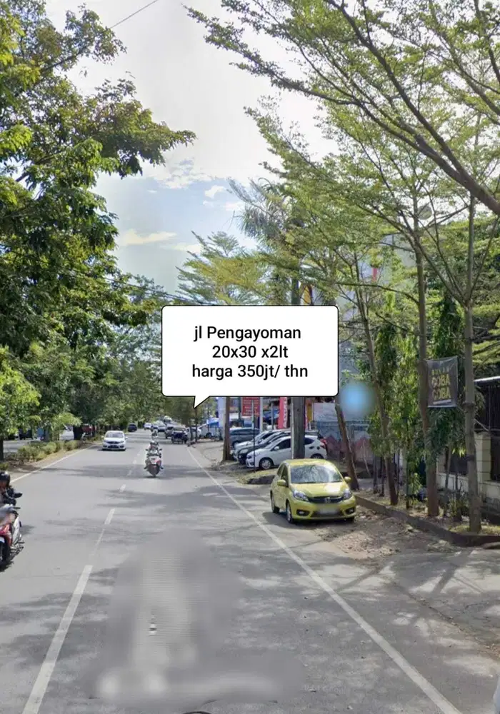 Rumah Sewa jl Pengayoman Makassar panakukang 600 MTR dekat Boulevard