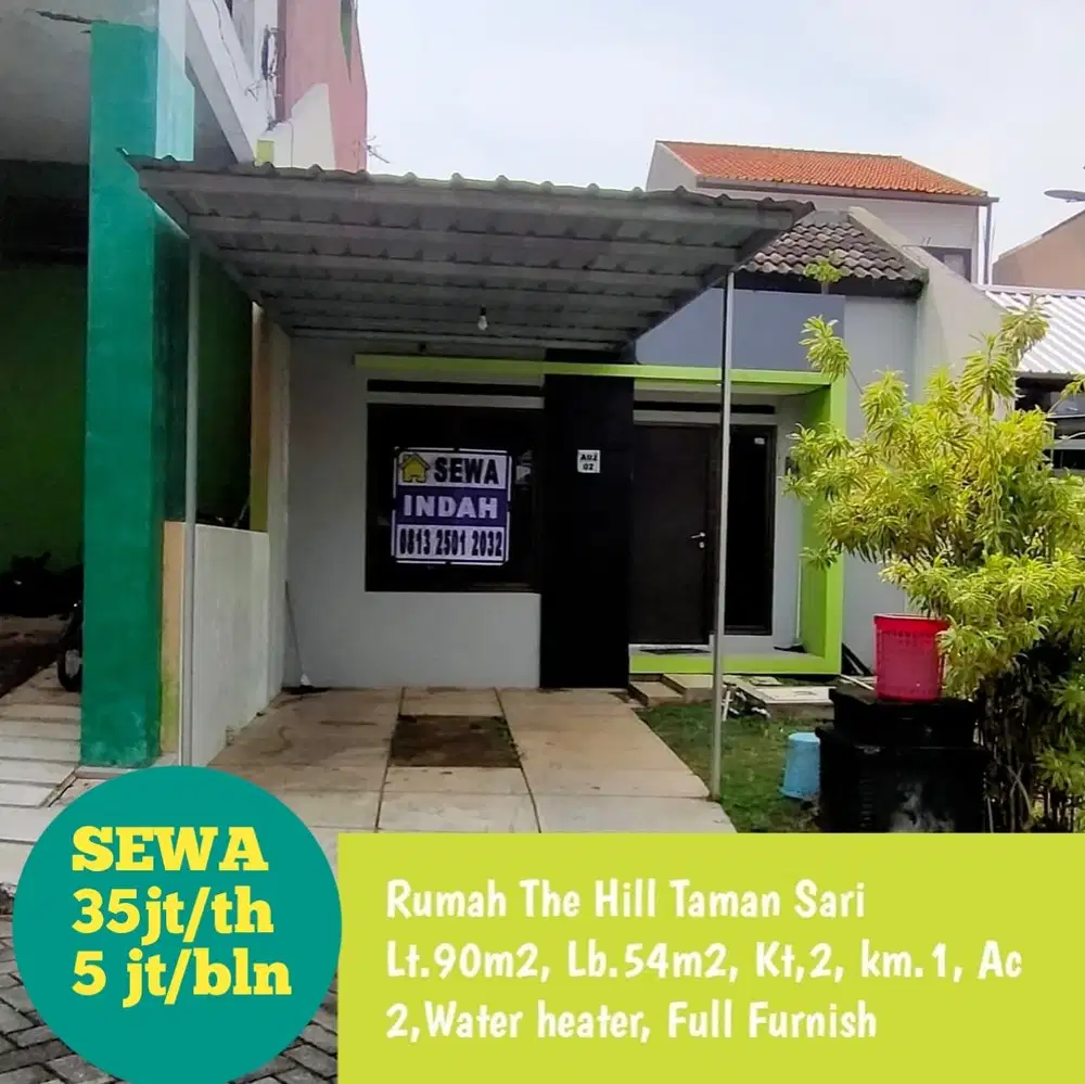 Rumah full furnish dekat kampus Unimus Sambiroto Semarang