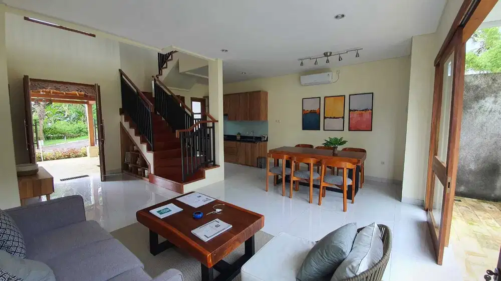 VILLA UBUD FULLY FURNISHED FOR RENT VIEW PADDY FIELD