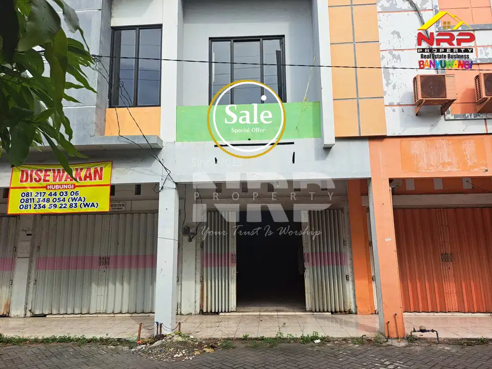 Dijual Ruko 2 Lantai di Taman Laguna Banyuwangi