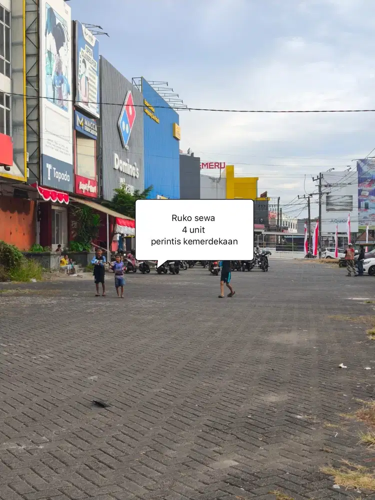Ruko sewa jl perintis kemerdekaan 4 unit ruko