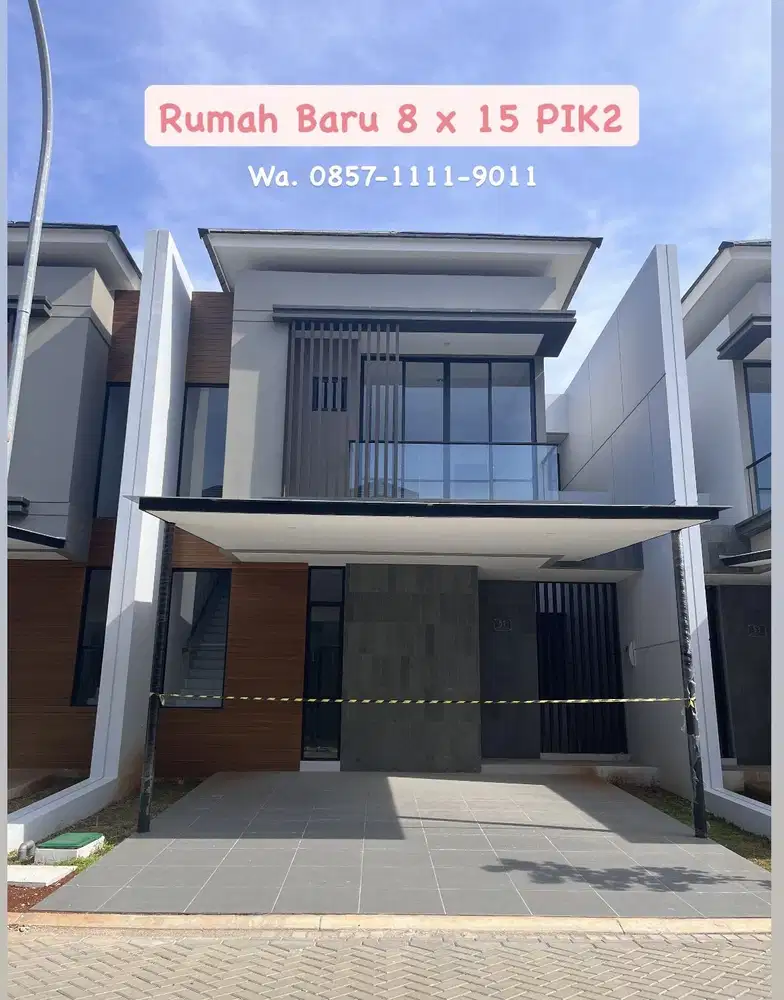 Disewakan Murah Rumah 8x15 Brand New Kuningan Village PIK2