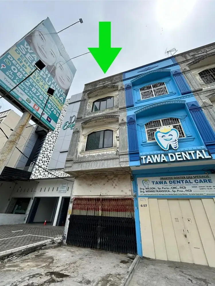 Disewakan Ruko Pusat Kota Jl. Amir Hamzah