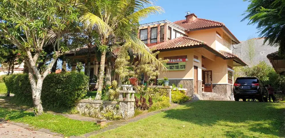 Villa Luas Asri Bagus Nyaman Di Cipanas Puncak Jawa Barat Full Furnish