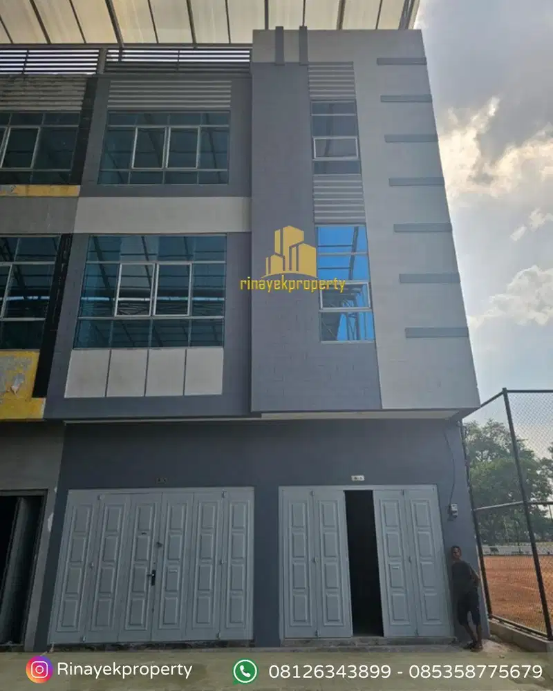 Disewakan 2 unit ruko gandeng CBD Polonia blok B