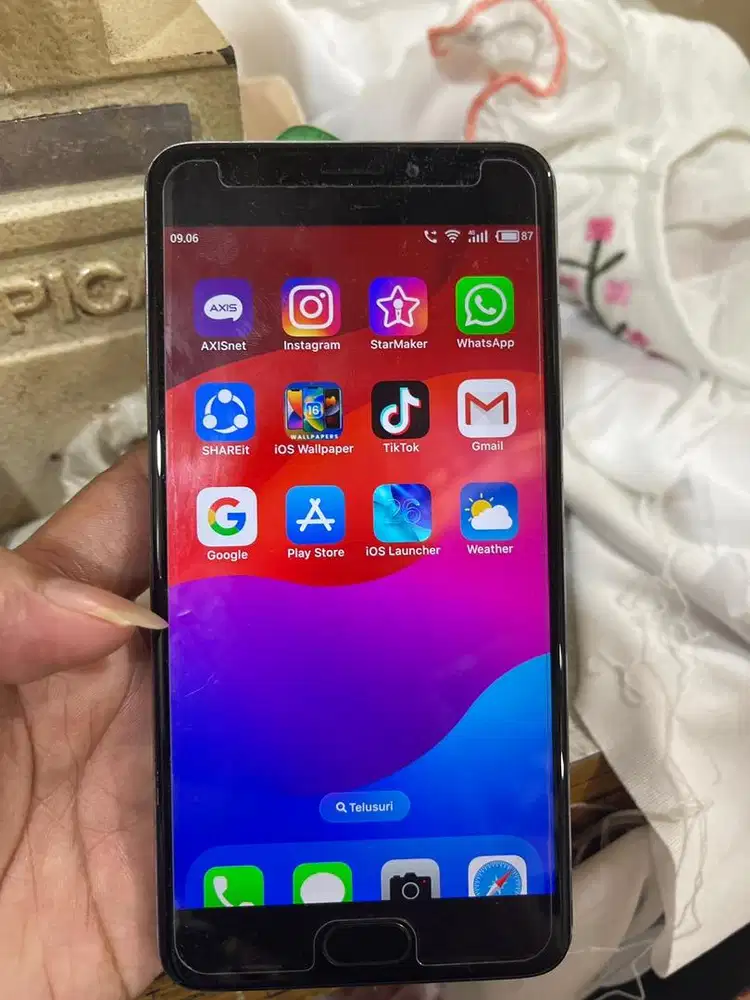 Meizu m5 note grey 3/32 gb batangan