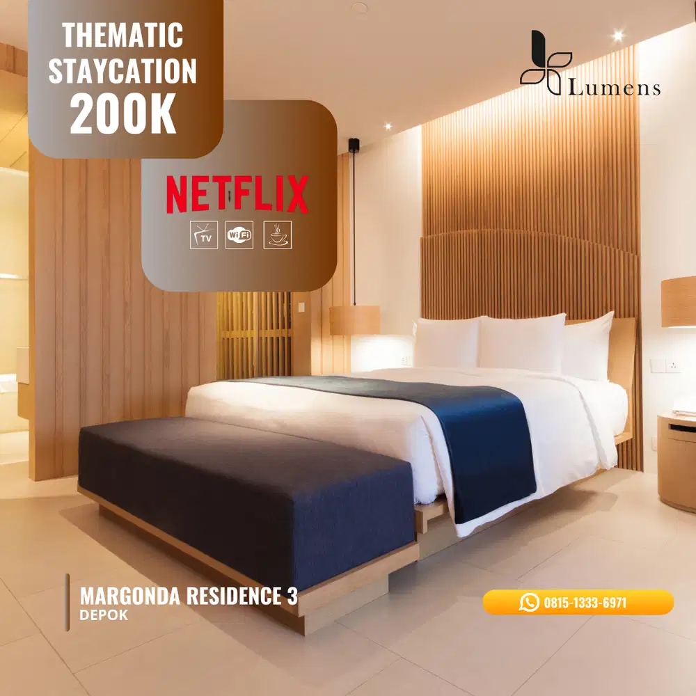 Staycation Apartemen Family Friendly Depok