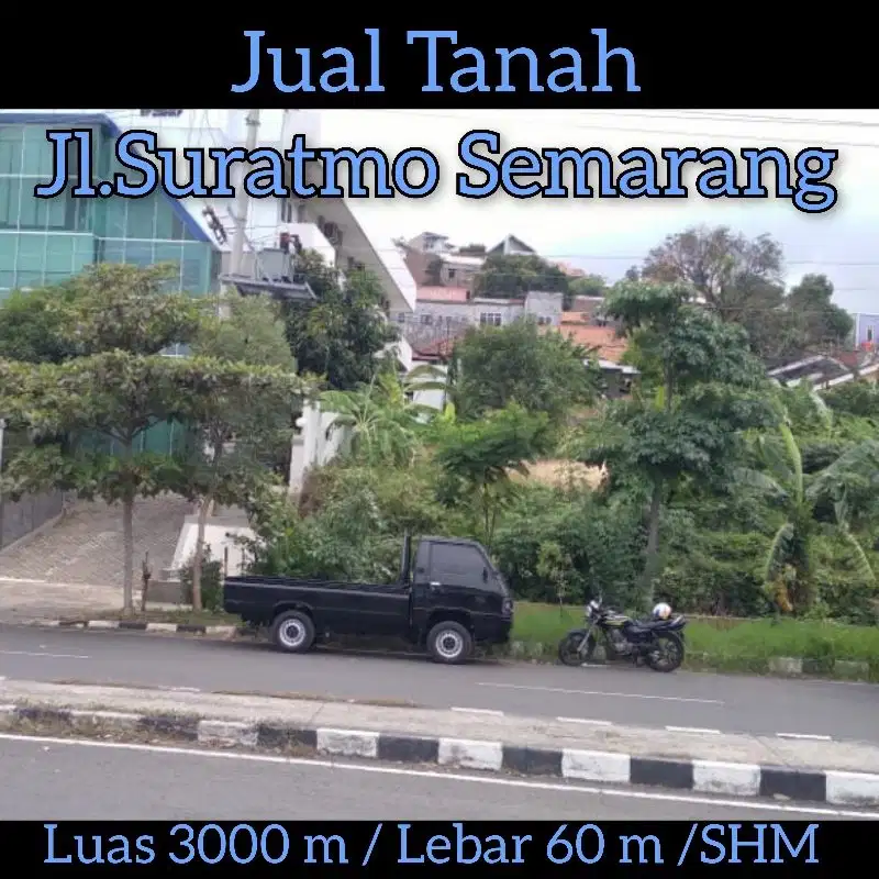 Jual Tanah Siap Bangun Jl.Suratmo 3000 meter Manyaran Semarang