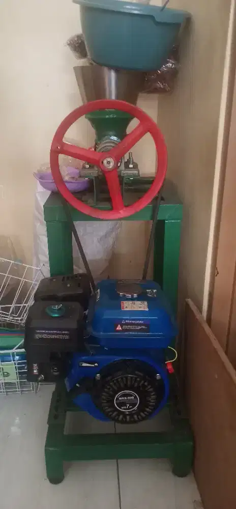 JUAL GILINGAN KACANG+MESIN PENGGERAK