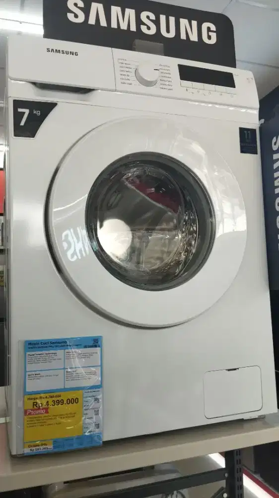 Mesin cuci samsung  7kg 2100 watt inverter