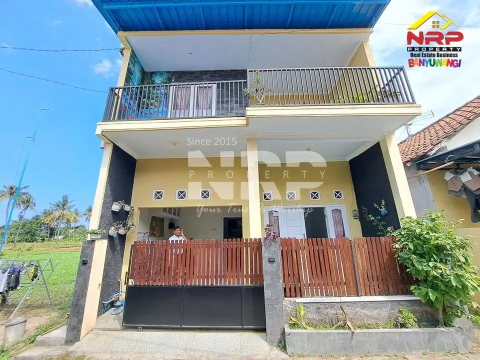 Dijual Rumah 2 Lantai Full Furniture di Penataban - Banyuwangi