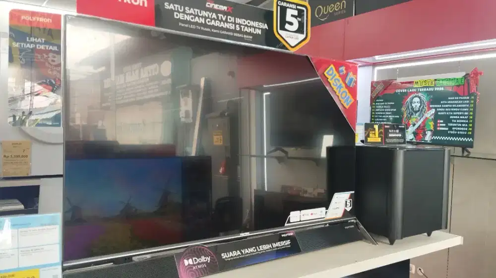 Tv polytron 43 inch UHD geogle tv