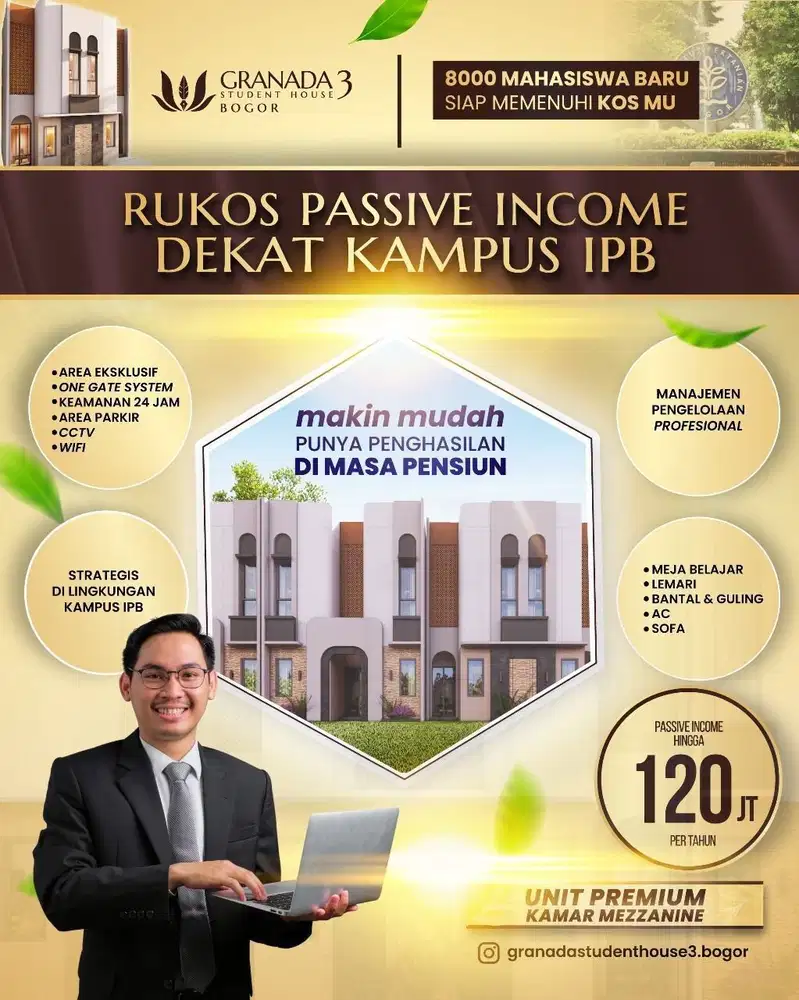 Aset Properti Rumah Kos di Lingkungan Kampus IPB