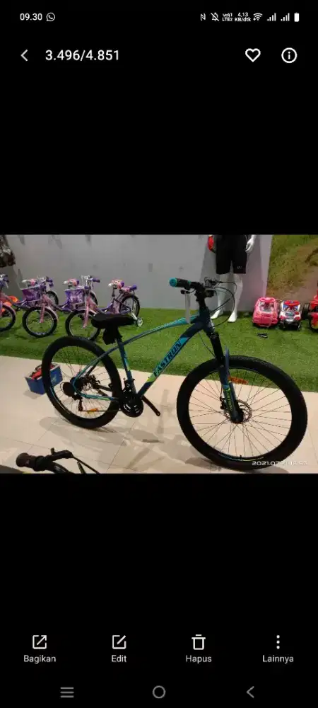Jual Sepeda Gunung Fastron masih baru