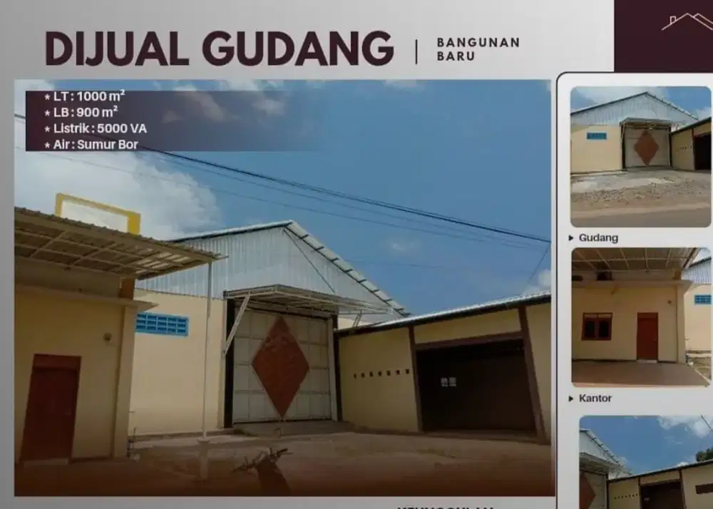 DIJUAL GUDANG JEPARA, JL. RAYA NASIONAL, PECANGAAN JEPARA