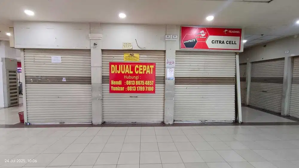 Dijual 1 Unit Kios di Bogor Trade Mall - Rp 145jt!