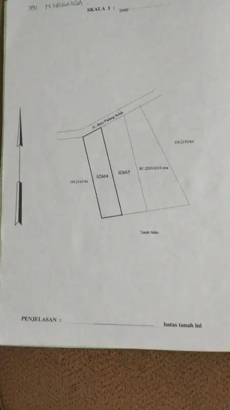 DIJUAL TANAH SANGAT PROSPEKTIF  SEBELUM SEKOLAH AR RISALAH