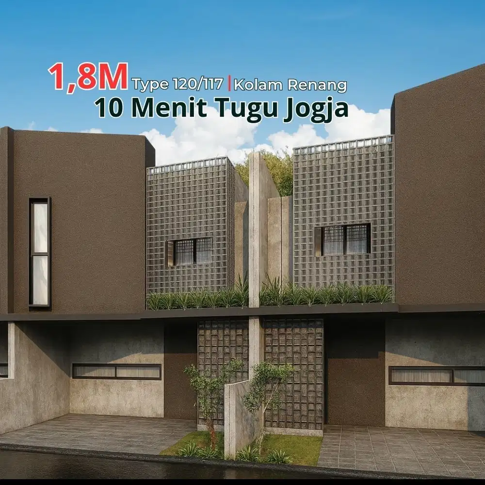 13 Menit UGM, SHM, Type 120, Harga 1,7M