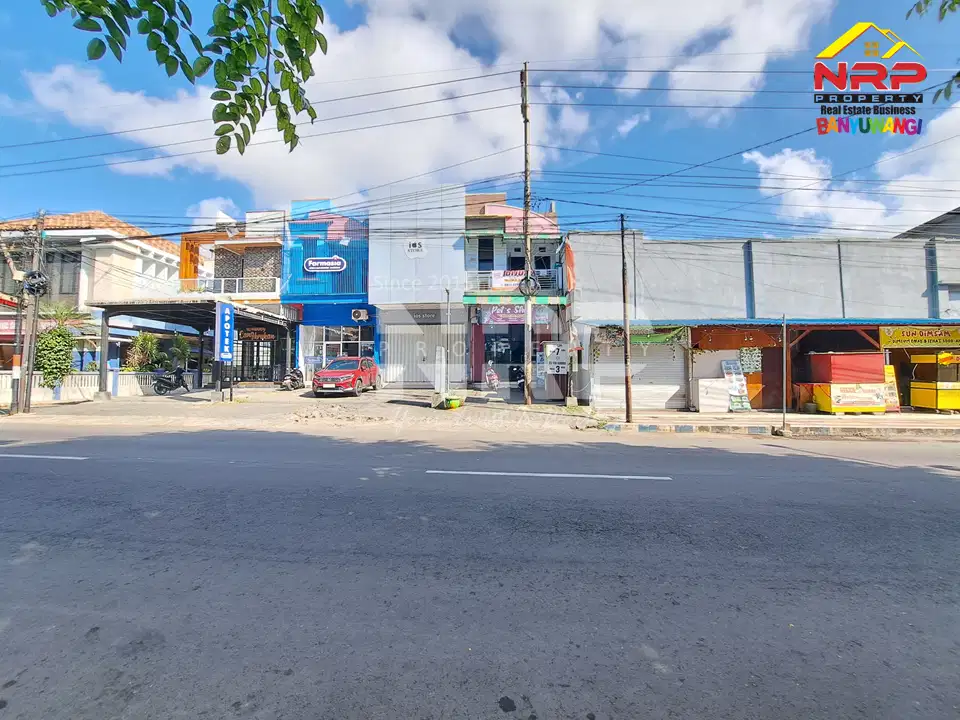 Dijual ruko 2 lantai sangat prospek di tengah kota Banyuwangi