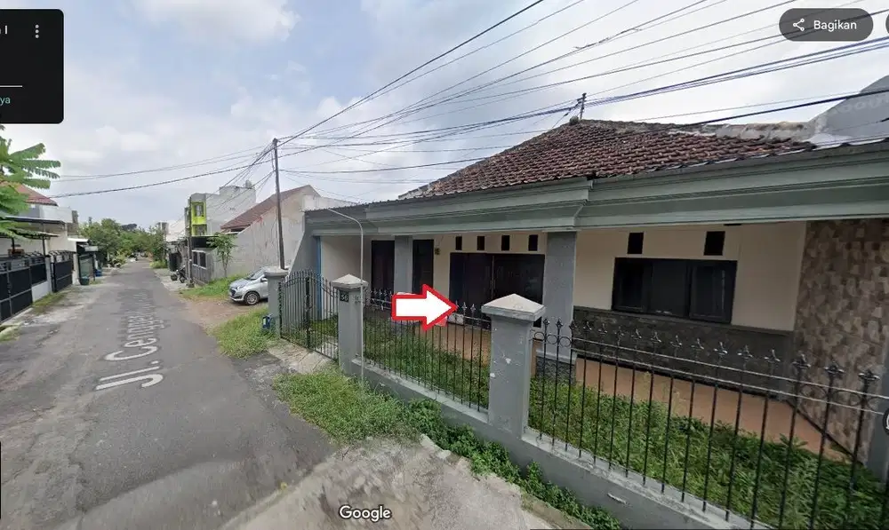 Rumah SHM Cengger Ayam Tulusrejo Lowokwaru Malang Jual cpt B.U Poll