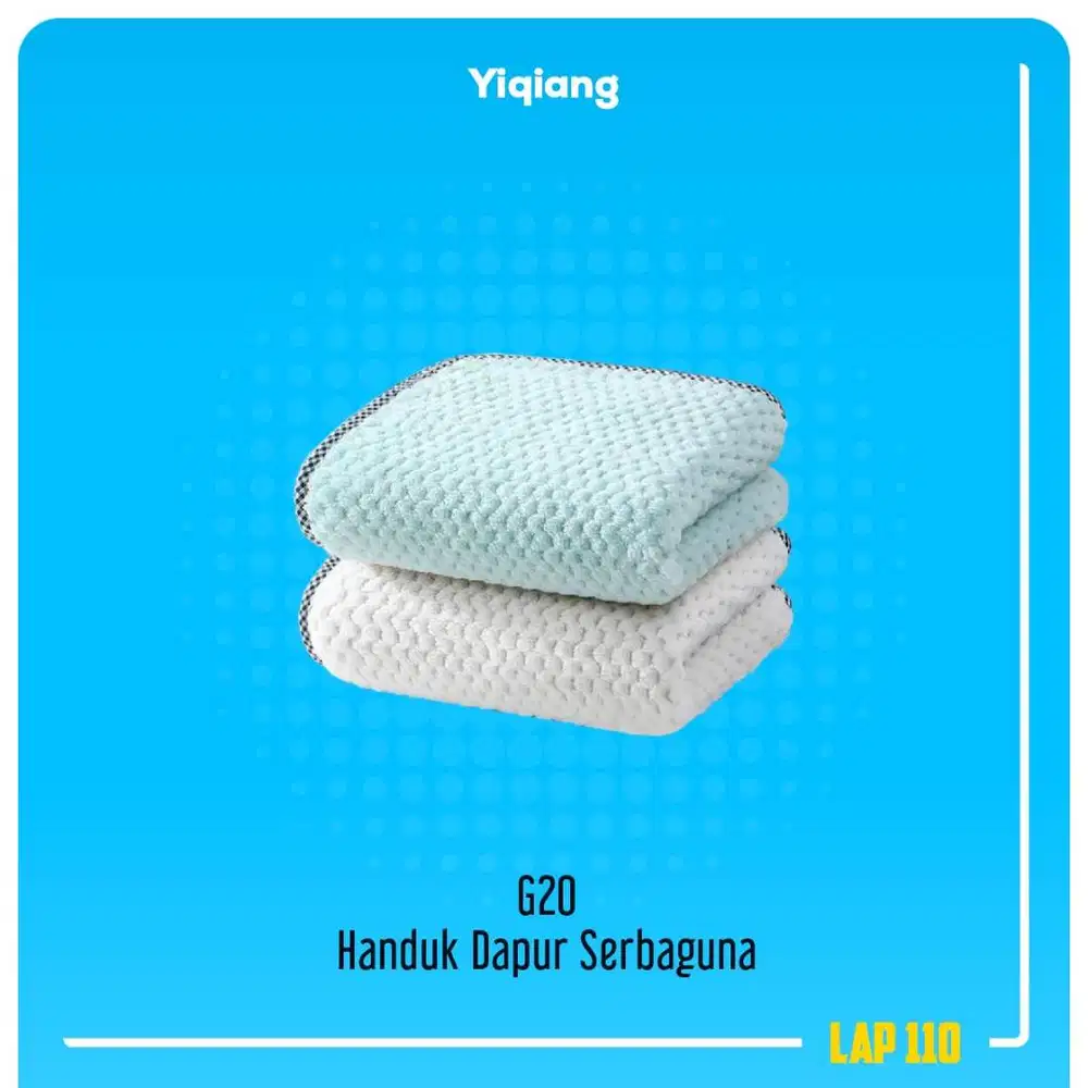 Yiqiang G20 Handuk Dapur Serbaguna Kain Lap Anti Panas