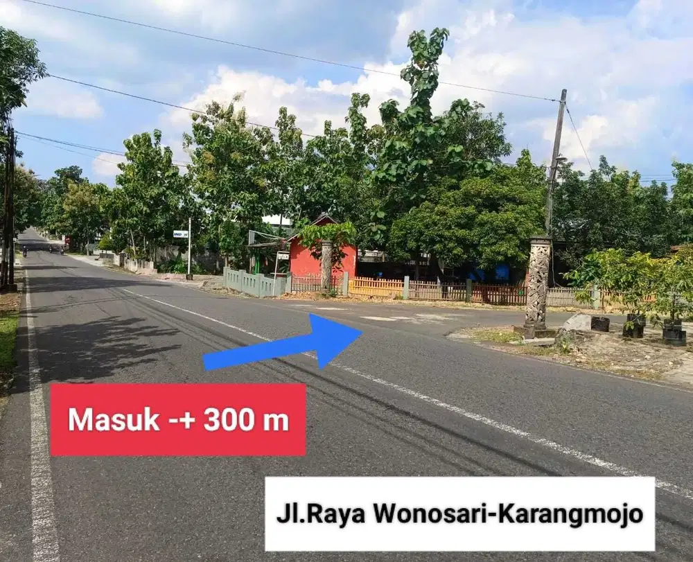 Jual Rumah murah dekat Kota Wonosari di Wiladeg Gunung Kidul