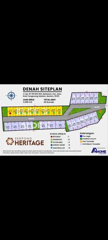 jual rumah townhous di tangsel