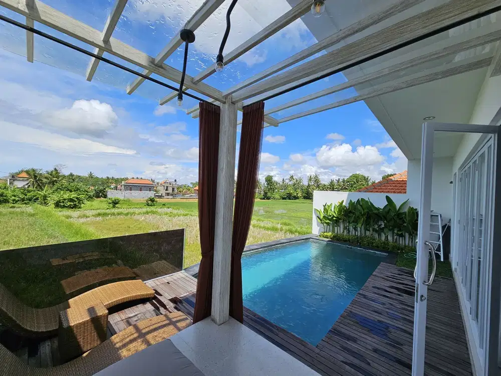 Dijual villa lantai 2 view sawah lokasi kemenuh gianyar
