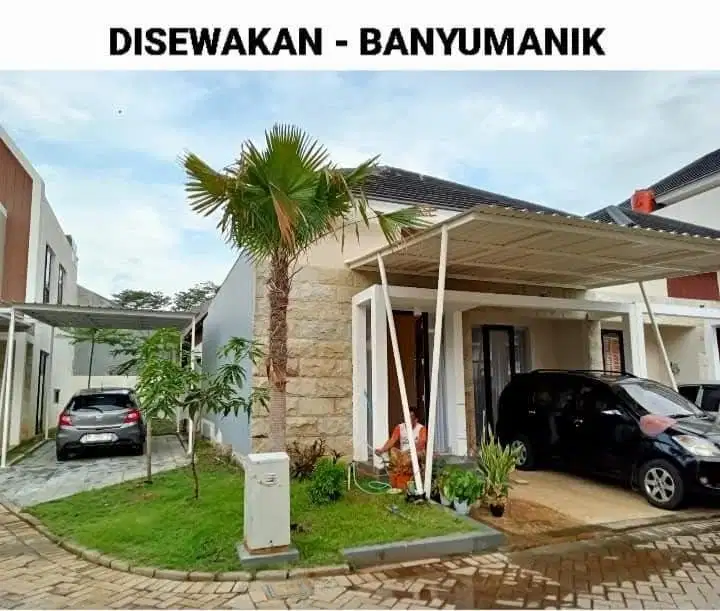 DISEWAKAN RUMAH CANTIK, DESIGN MODERN, BANYUMANIK, PUDAKPAYUNG, SEMARANG
