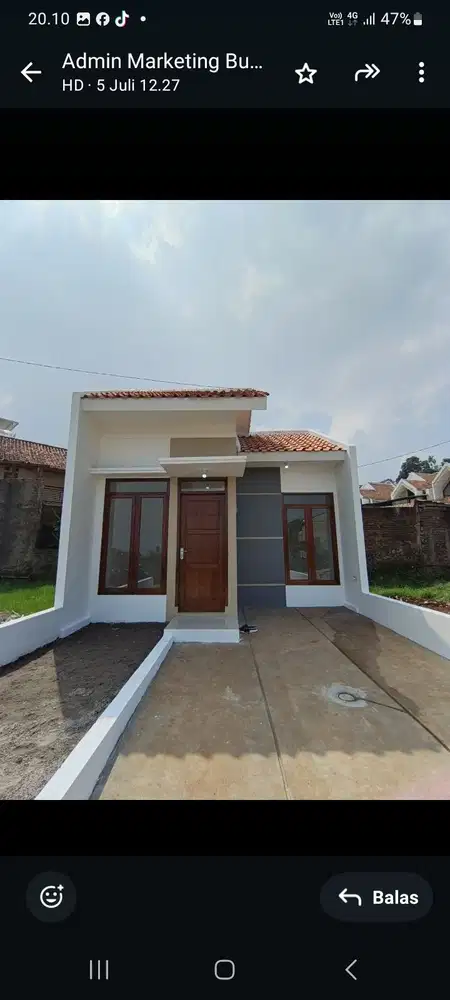 Di jual Rumah siap huni bebas banjir